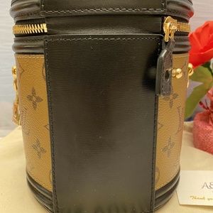 🌸Louis Vuitton Monogram Reverse Canvas Black Cannes Purse (FL4178